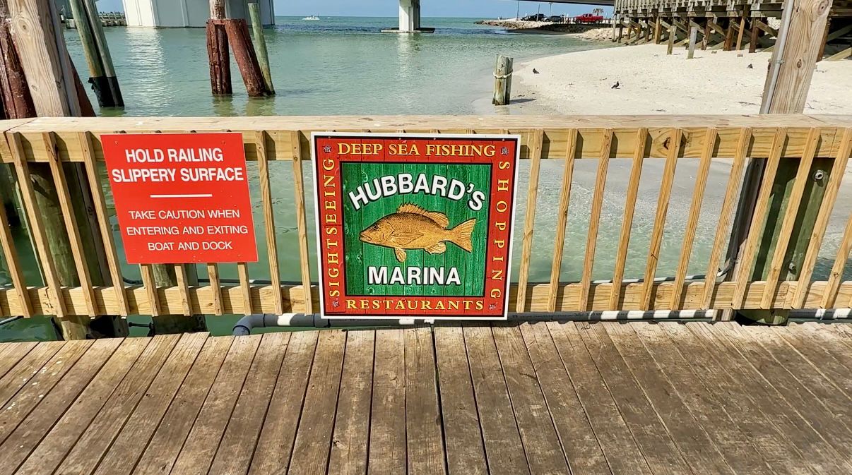Hubbard’s Marina, which serves more than 120,000 fishing enthusiast, shell collectors, and dolphin watchers is back in business. (Spectrum News image)
