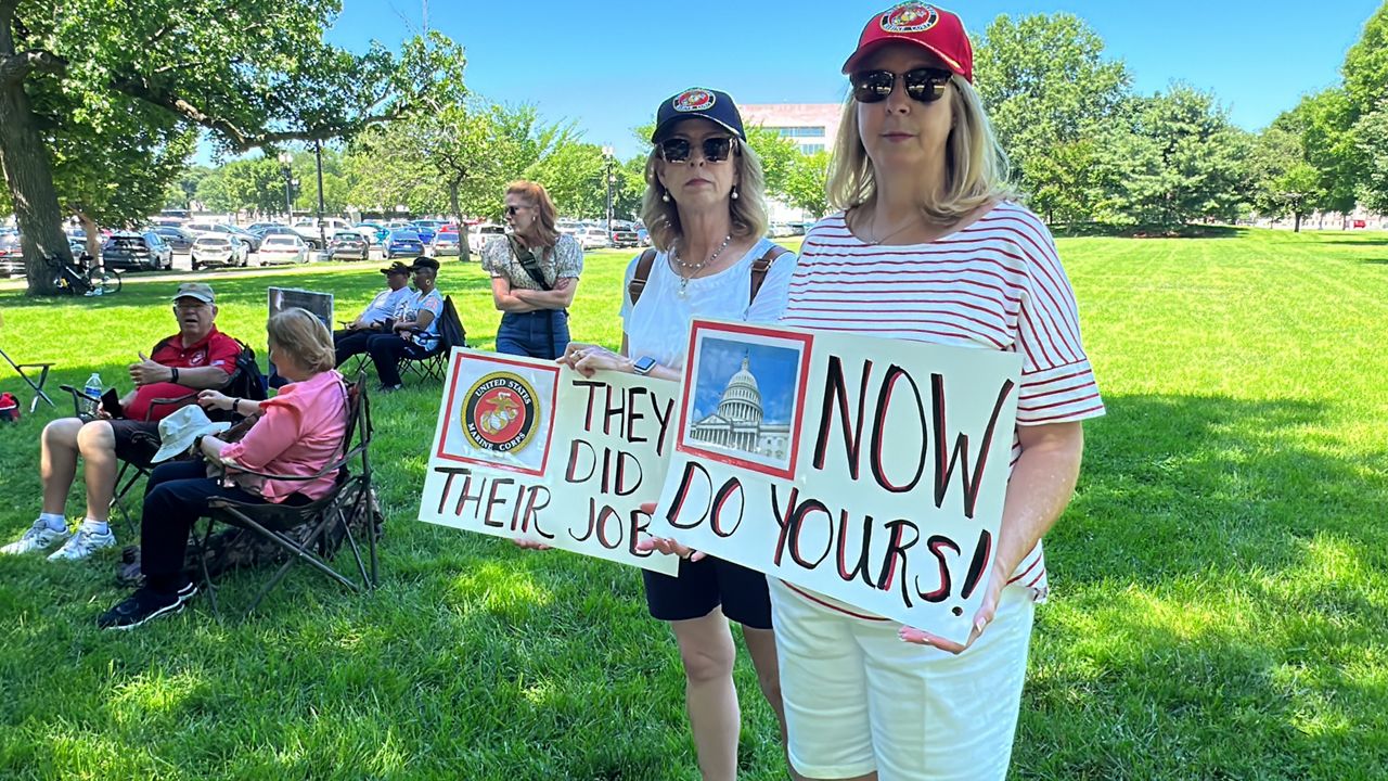'It’s not acceptable': Lejeune toxic water victims rally outside Capitol