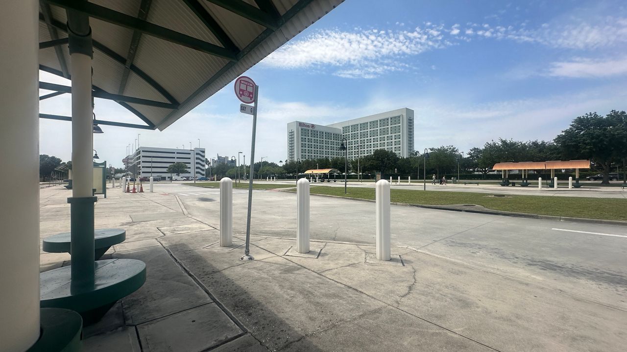 Officials say a proposed transportation hub coming to I-Drive could alleviate some public transportation delays. (Spectrum News/Massiel Leyva)