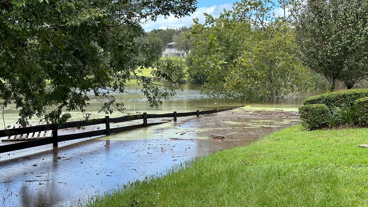 During Hurricane Milton, residents living in the Wolfbranch Estates subdivision experienced deep flooding. (Spectrum News)