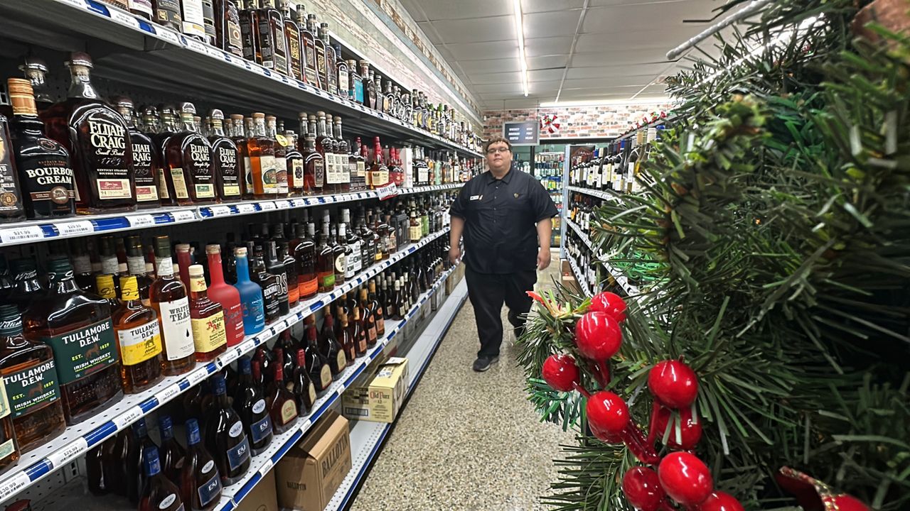 St. Cloud Levee Liquor & Gas store manager Angelo Garrigos say they are expected to have its busiest night of the year on Dec. 31, owing much of it to the foot traffic that will come from the city’s ‘Rockin’ the Cloud’ event. (Spectrum News/Nick Allen)