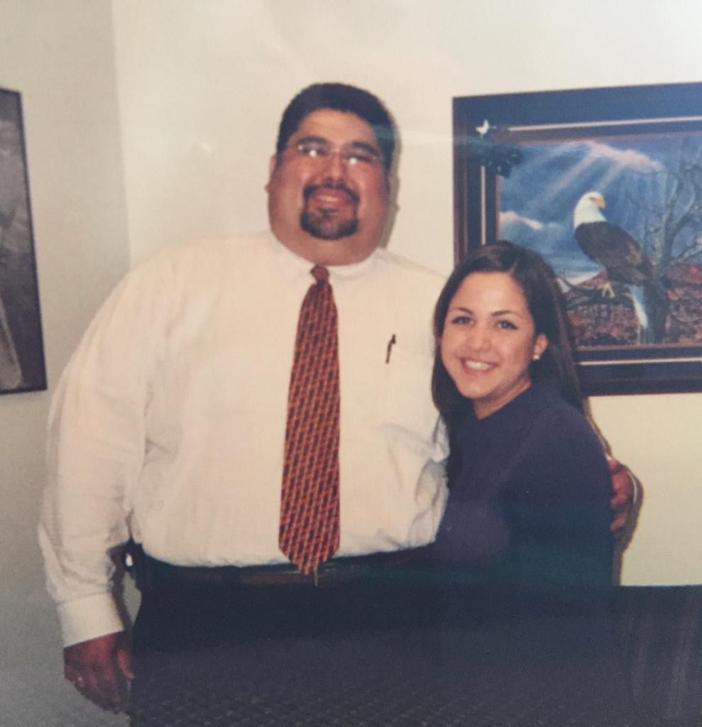 Ana Hernandez poses with the late Joe Moreno, her predecessor and mentor. (photo credit: Rep. Ana Hernandez)