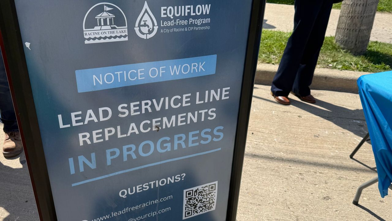 Racine begins lead service line replacement project with goal of removing all lead pipes in five years