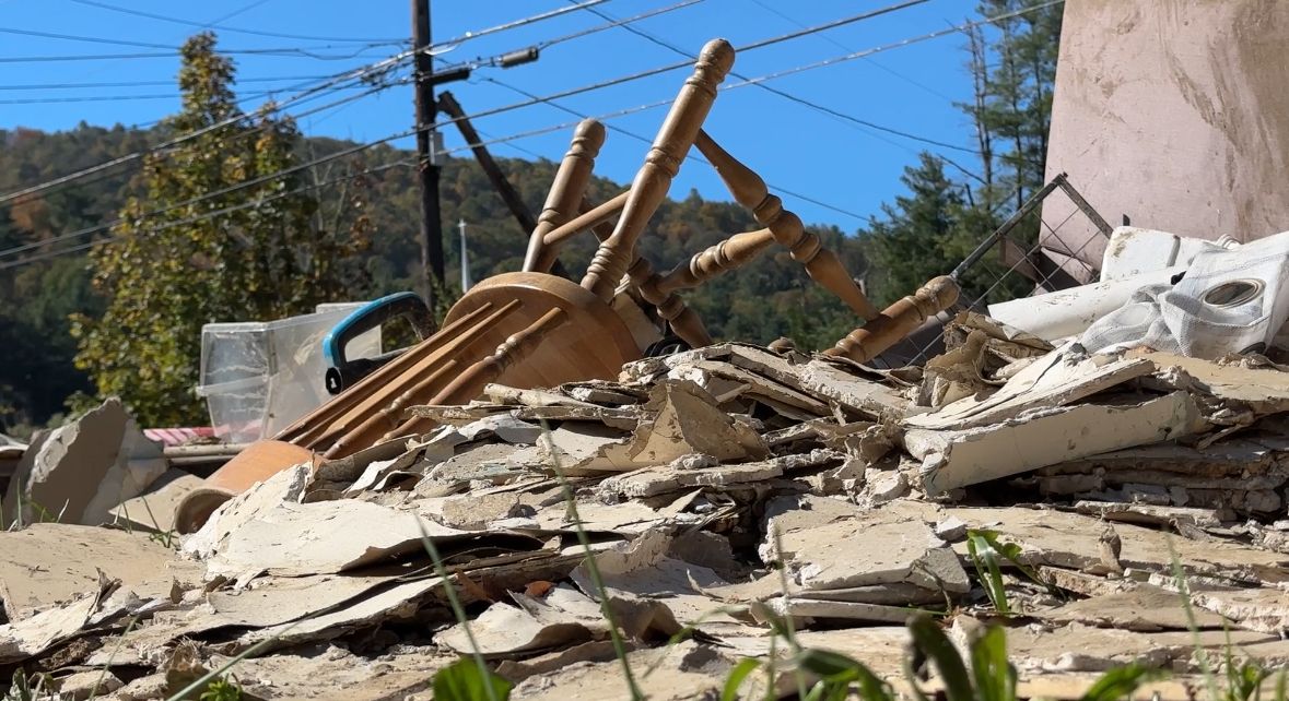 The community of Boone recovers after being hit by Helene. (Spectrum News 1/Jordan Kudisch)