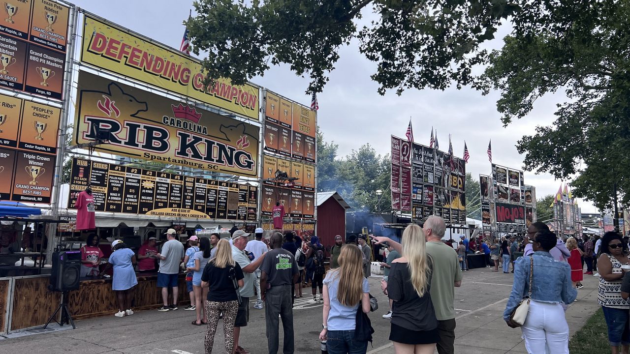Jazz & Rib Fest in Columbus. 