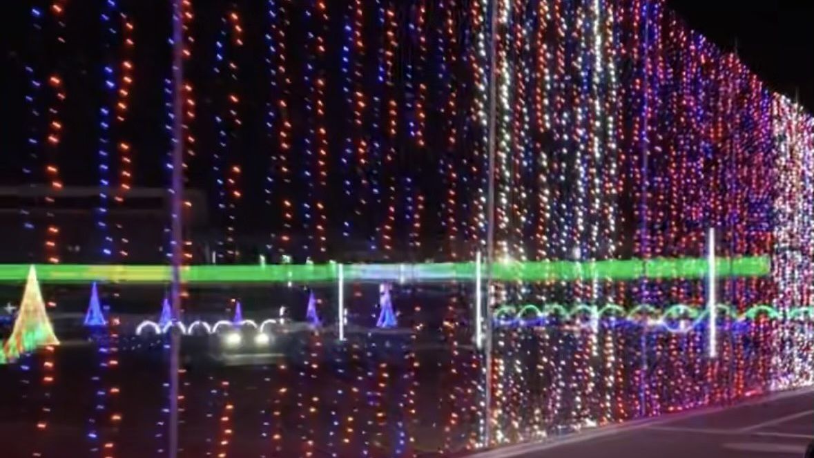 Speedway Christmas is back at Charlotte Motor Speedway! (Spectrum News 1/Jennifer Gamertsfelder)