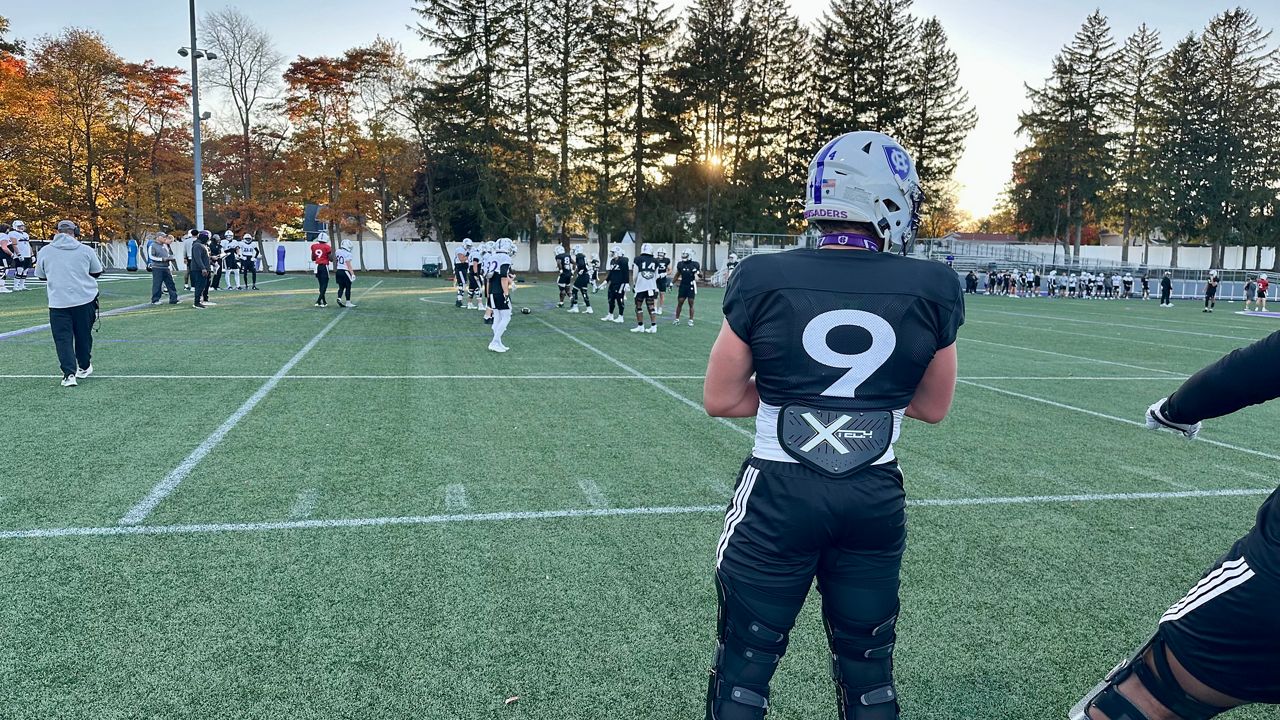 Holy Cross football deep and unselfish WR & RB's lead way