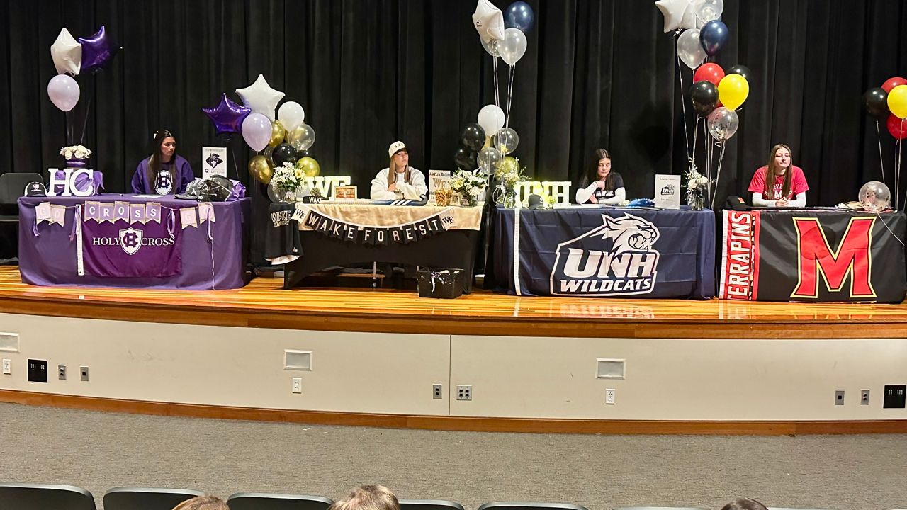 6 Uxbridge girls sign NLI to play Division 1 college sports