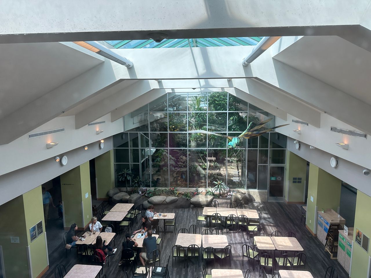 An outside look at the Living Conservatory. (Spectrum News 1/Sydney McCoy)