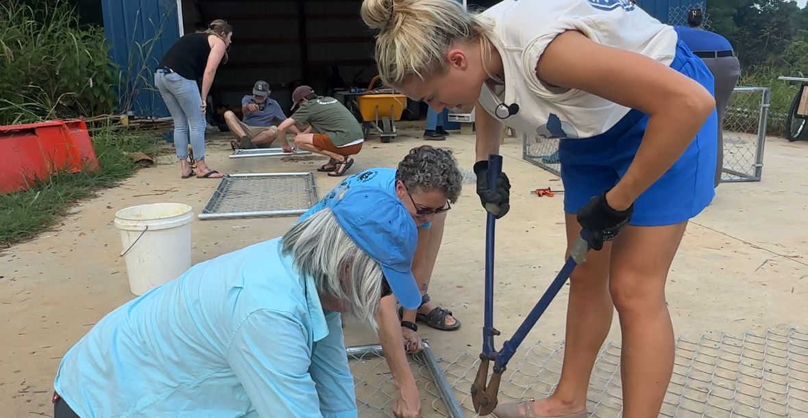 Haw River Assembly is using recycled materials to make their next generation of trash trouts.
