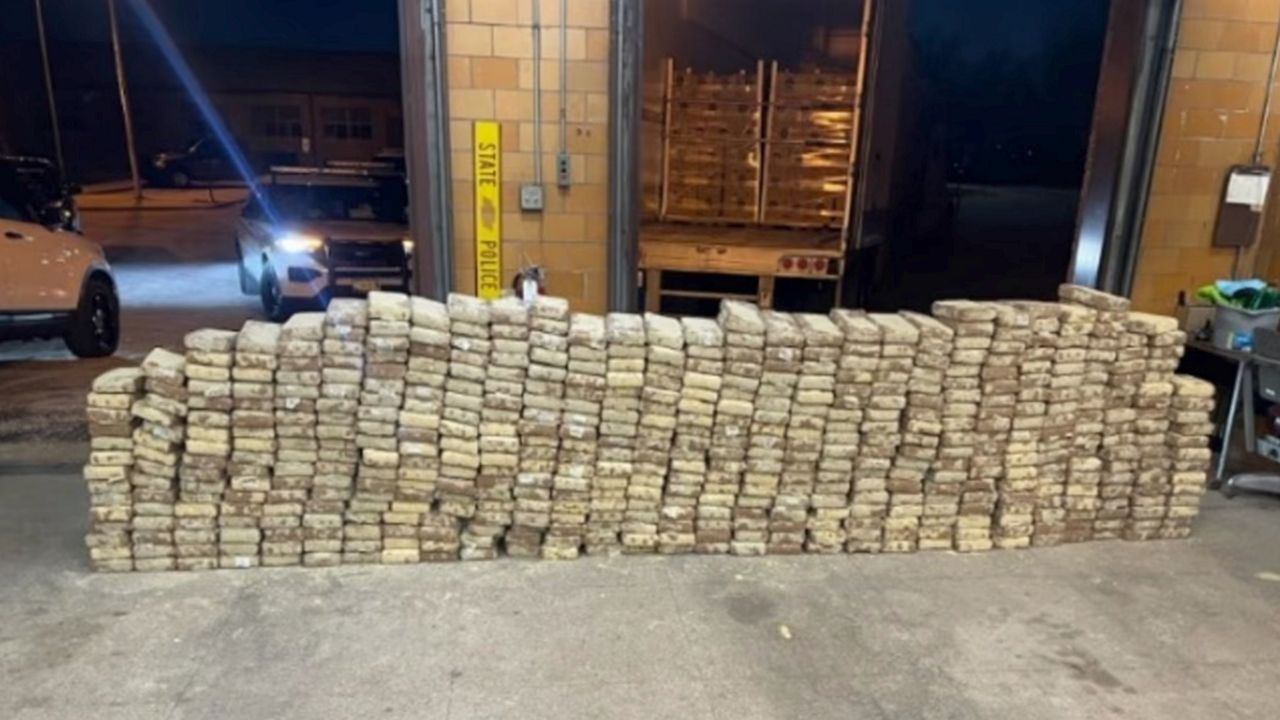 Over 1,000 pounds of cocaine that was seized.