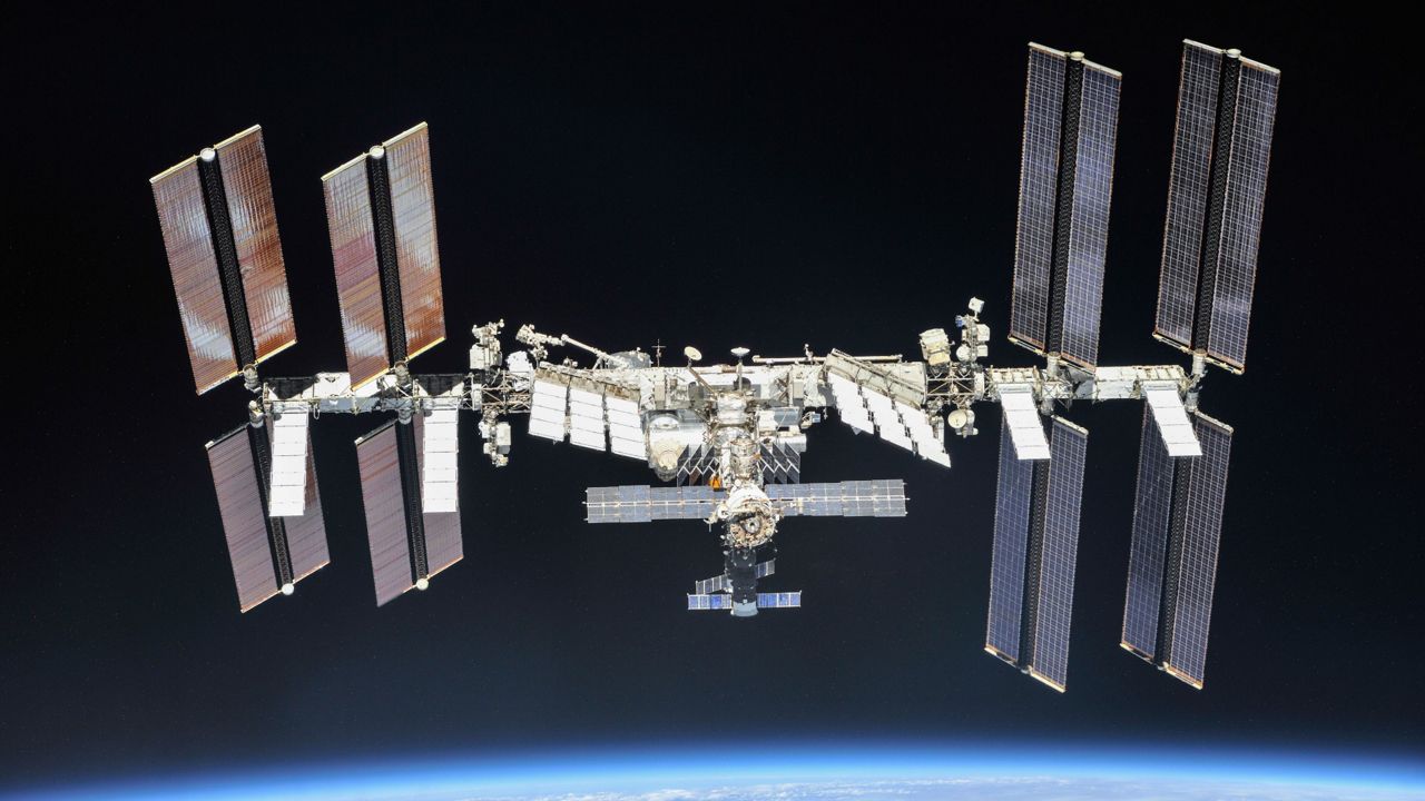 The International Space Station is a football field-sized orbiting laboratory traveling 254 miles above Earth.