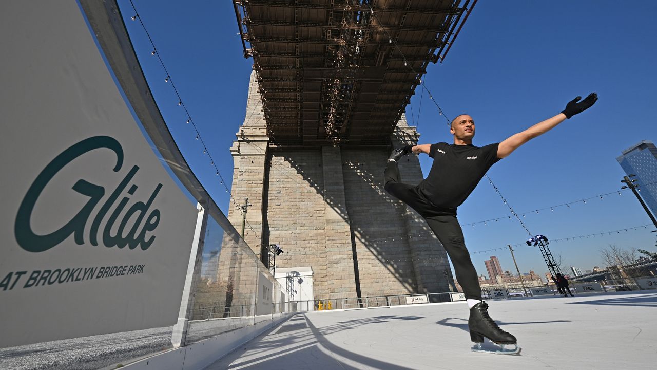 Ice skating