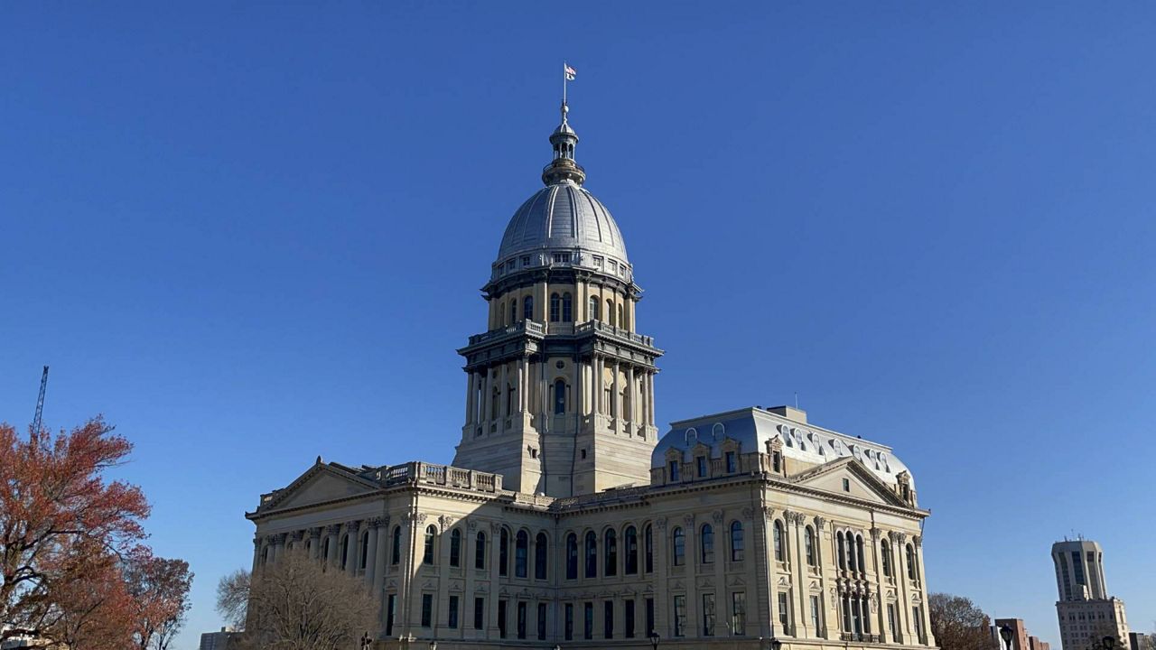 The Illinois State Capitol building in Springfield. (Spectrum News/Gregg Palermo)
