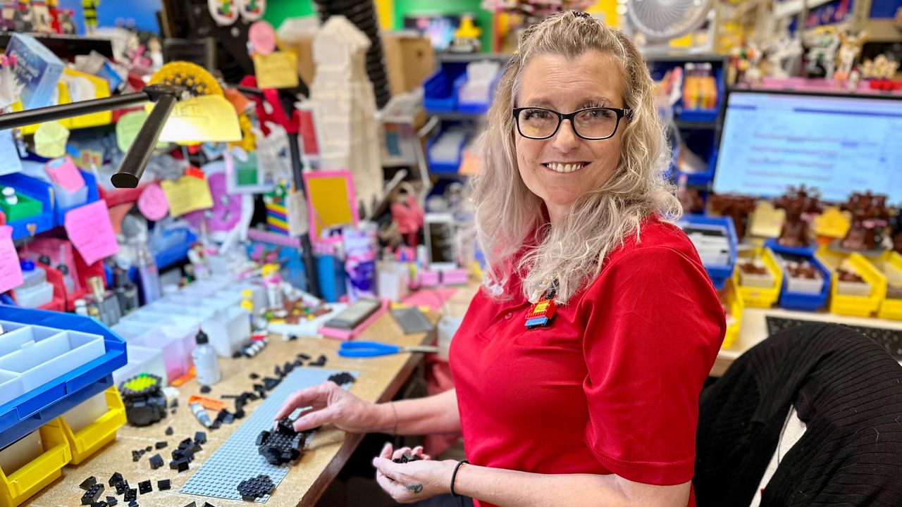 Model builder brings charm to Legoland’s Brick-or-Treat