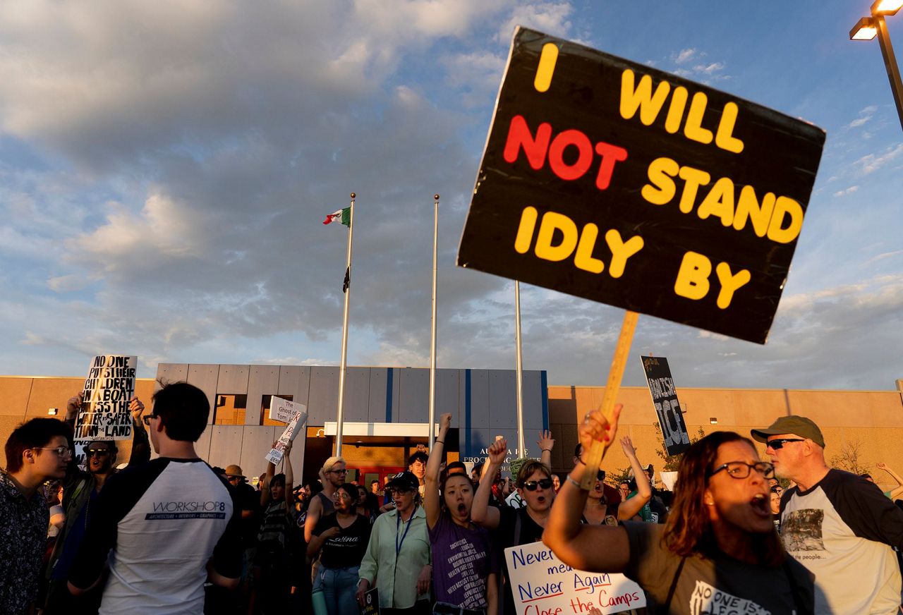 Police investigate after US flag removed during protest