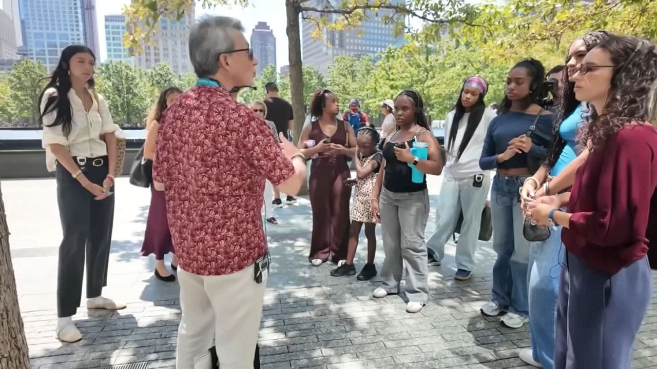 Students born after 9/11 visit World Trade Center for first time
