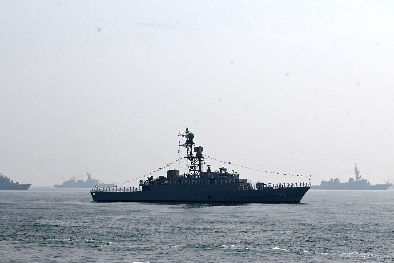 Sri Lanka says an Iranian warship has sunk off its coast in the Indian Ocean