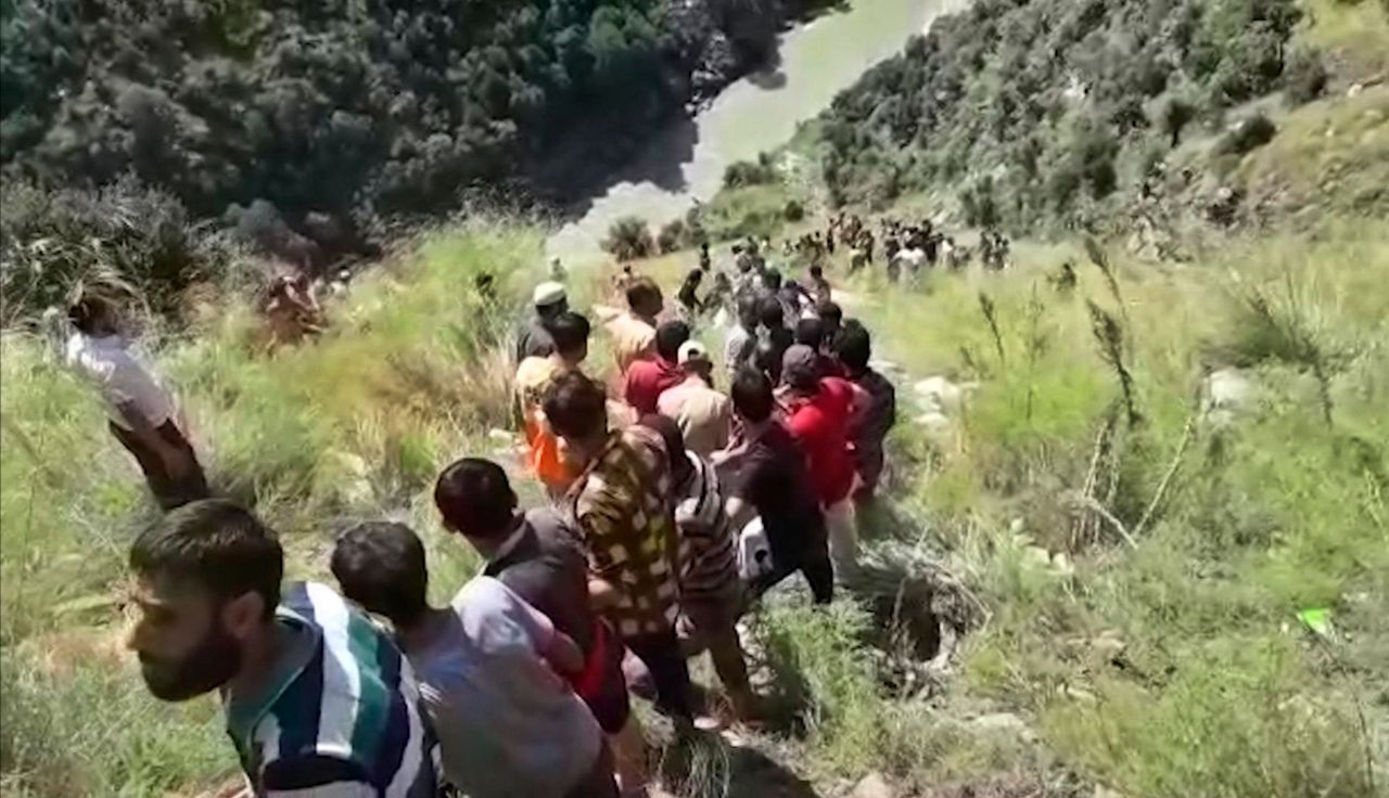 16 die as bus falls into deep gorge in Indian-ruled Kashmir