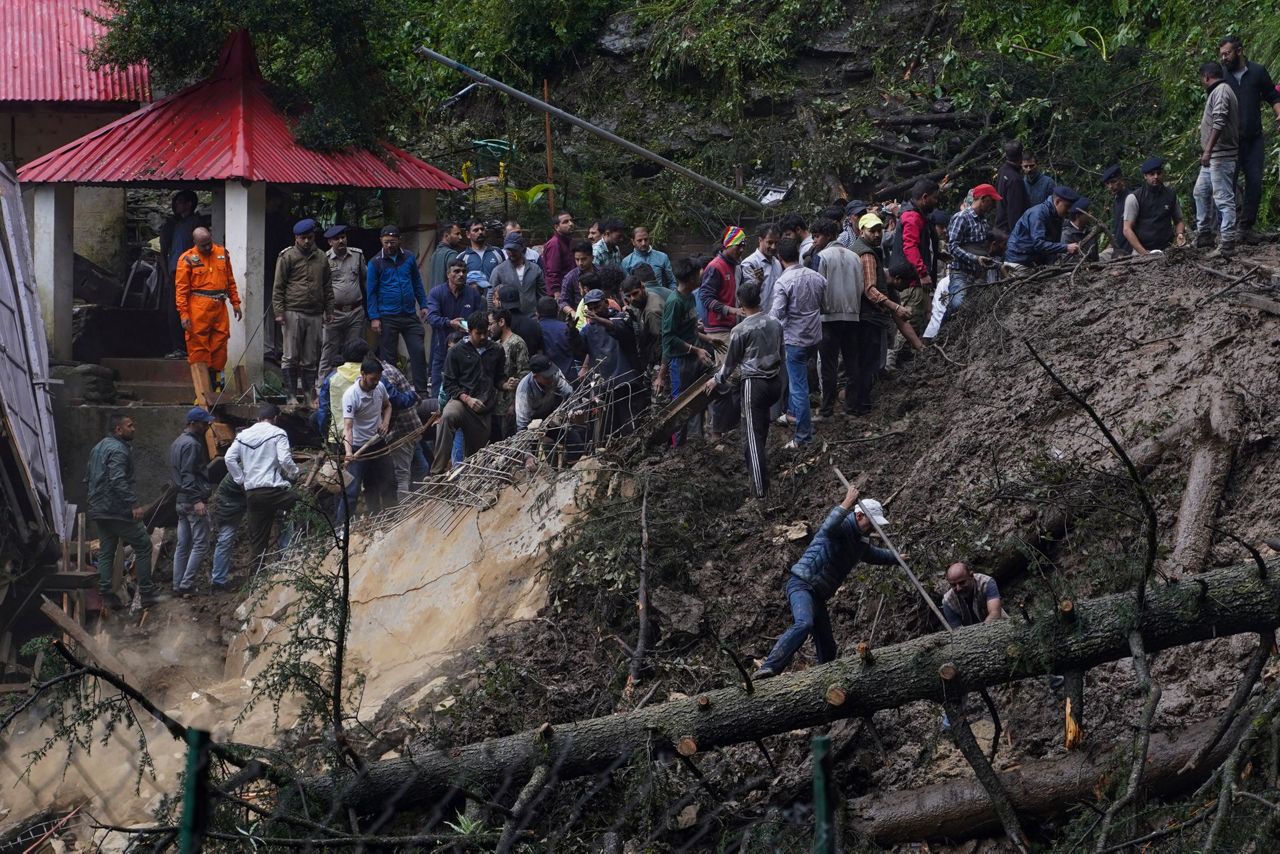 Heavy rains trigger floods and landslides in India's Himalayan region ...