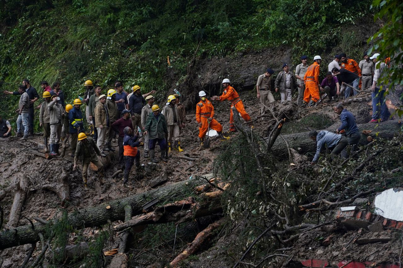 Heavy rains trigger floods and landslides in India's Himalayan region ...