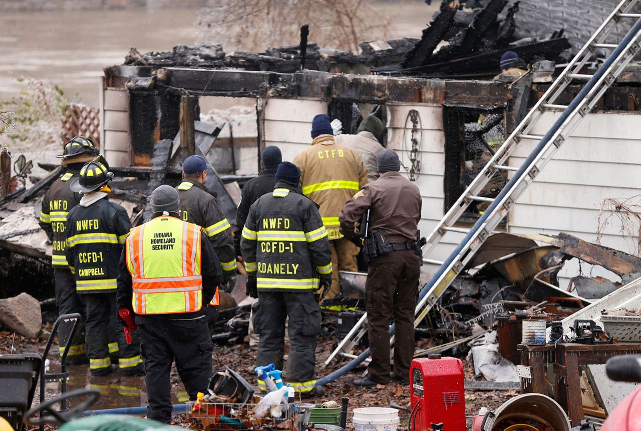 Official 4 children, 2 adults likely lost in Indiana fire