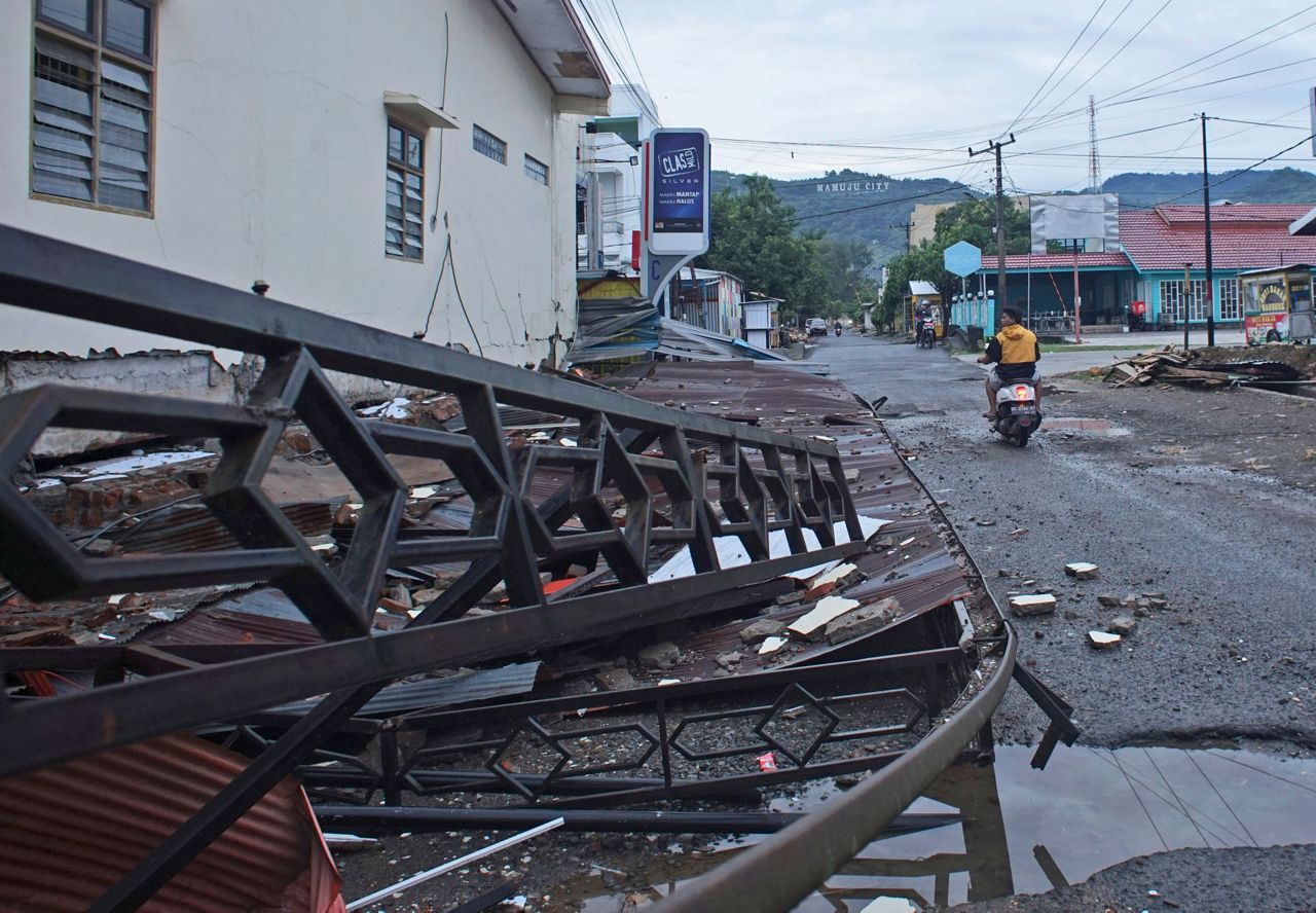 Damaged roads