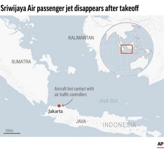 Indonesian Airliner Loses Contact On Domestic Flight