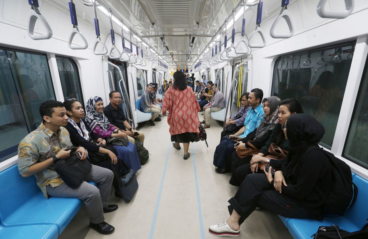 Subway first step in easing Indonesia capital's carmageddon