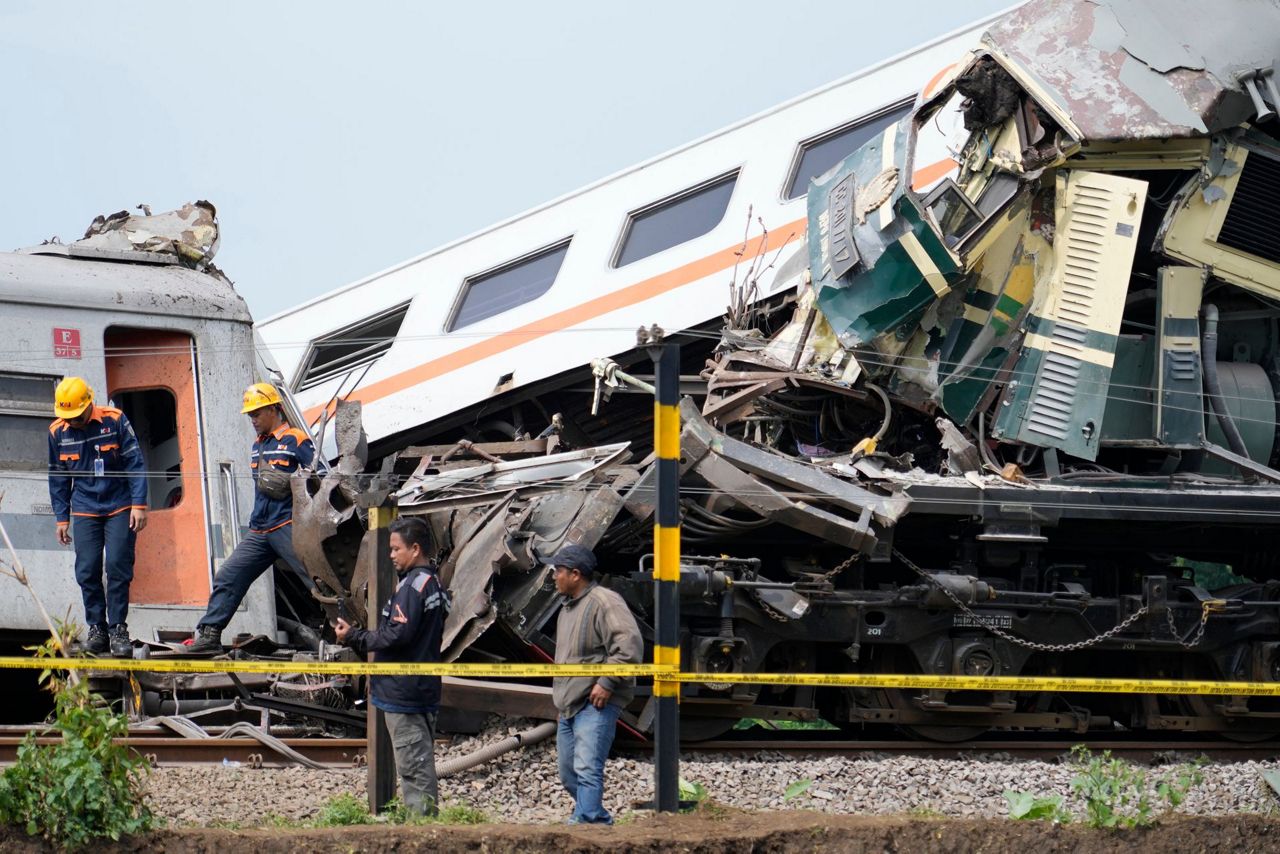 Trains Collide On Indonesia's Main Island Of Java, Killing At Least 3 ...