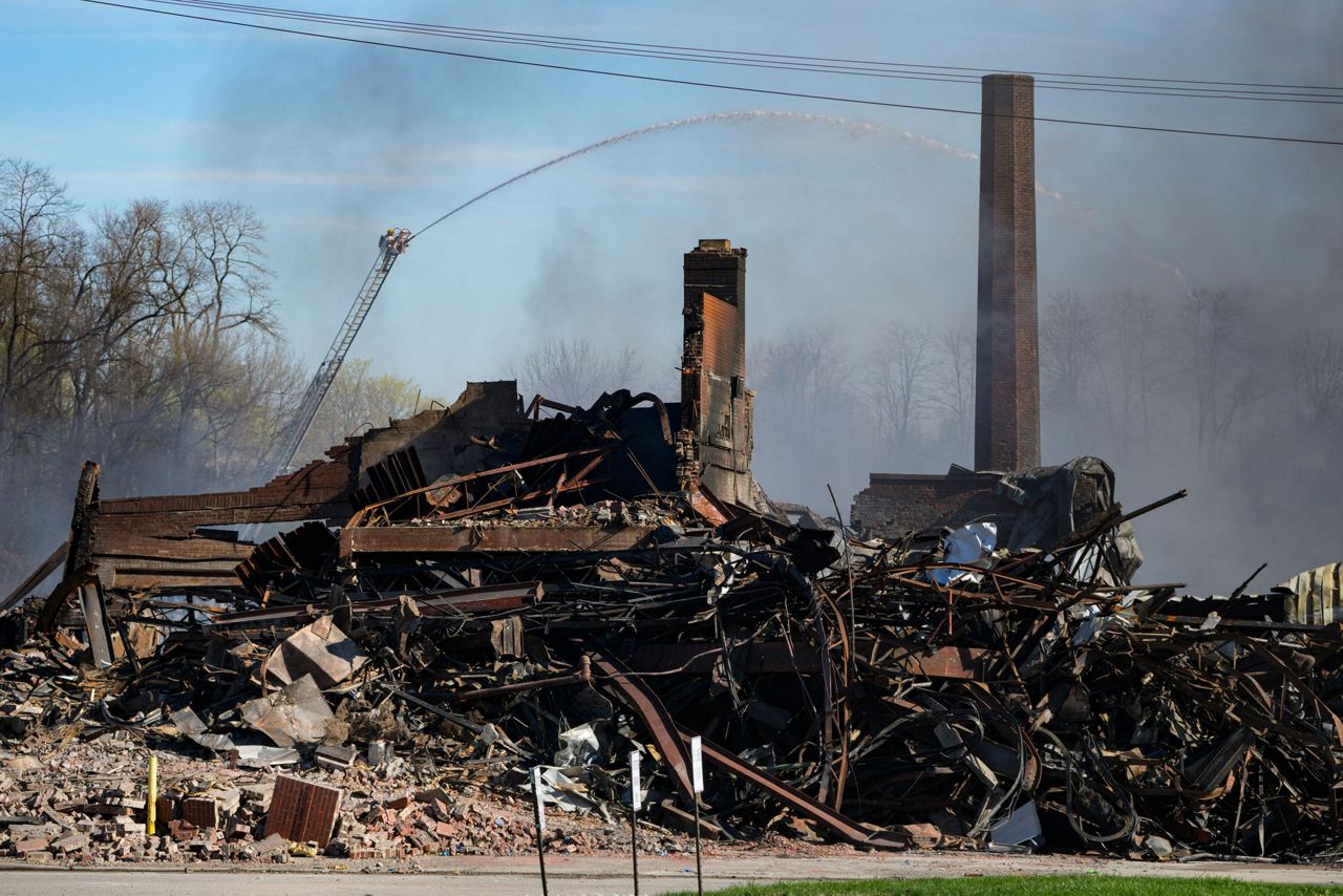 Big Indiana plastics fire is fully extinguished, mayor says