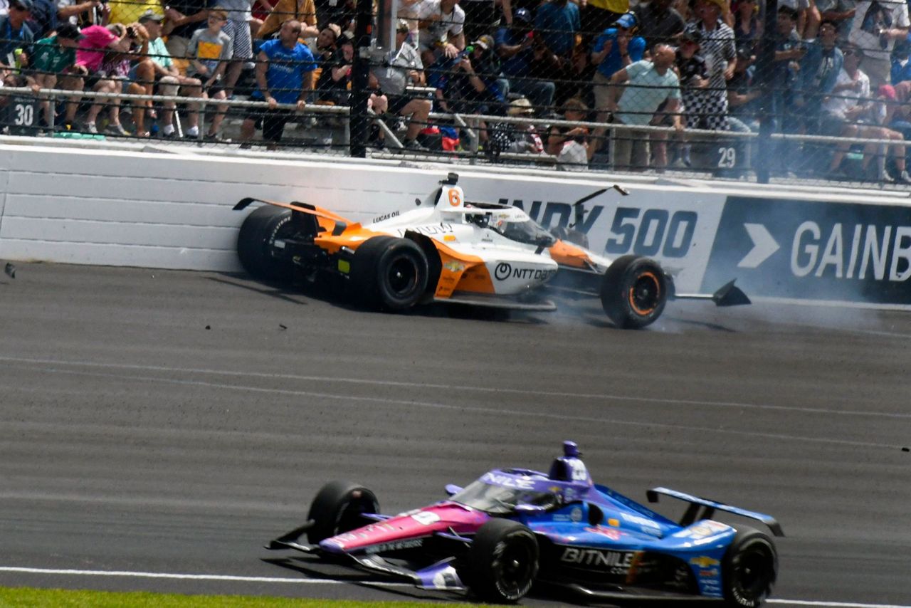 Penske IndyCar sure to investigate wheel that flew over stands from