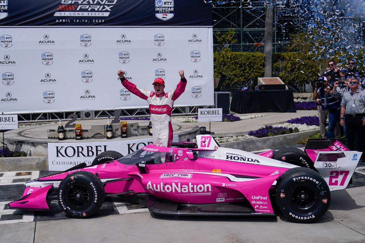 Kyle Kirkwood wins Long Beach for 1st career IndyCar victory