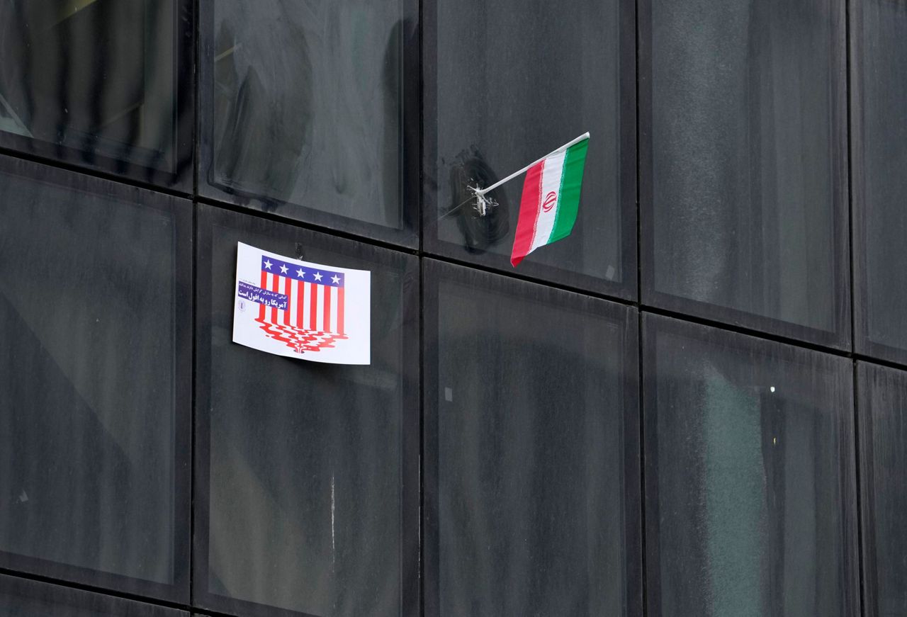 Iranians mark the anniversary of the 1979 US Embassy takeover while ...