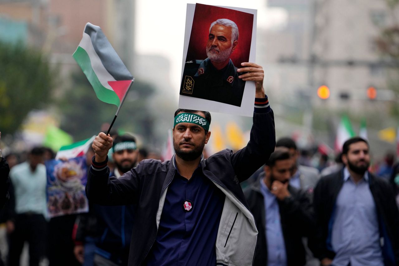 Iranians mark the anniversary of the 1979 US Embassy takeover while ...