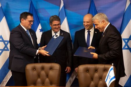 One year ago today Honduras moved its embassy to Jerusalem, but