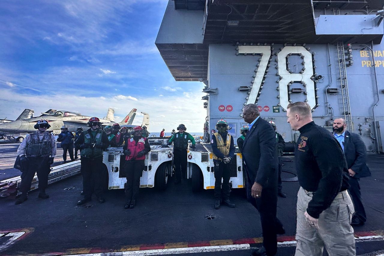 The USS Gerald R. Ford aircraft carrier is returning home after ...