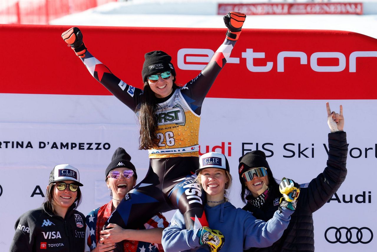 US skier Jacqueline Wiles finishes 2nd in Cortina downhill on the 2026
