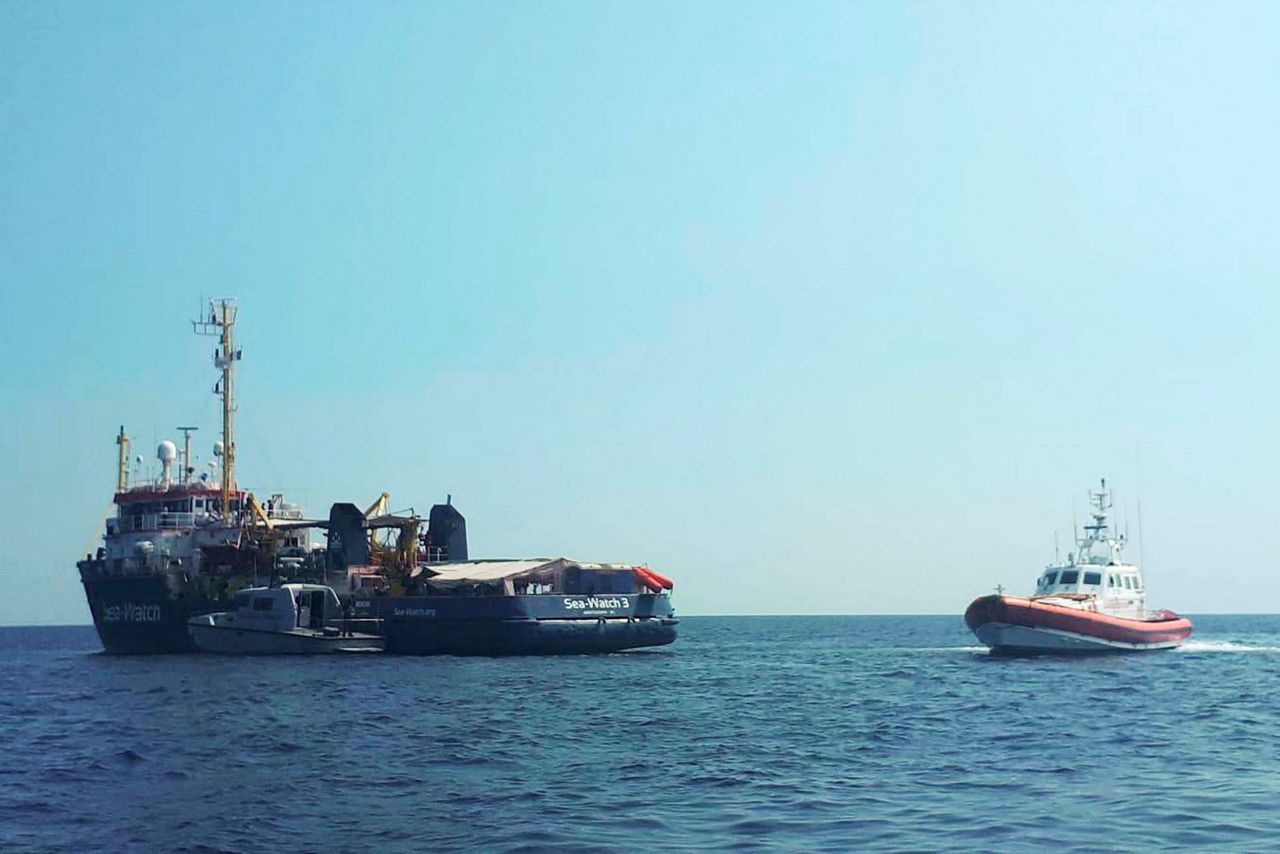 Migrant rescue ship captain heads to Italian court hearing