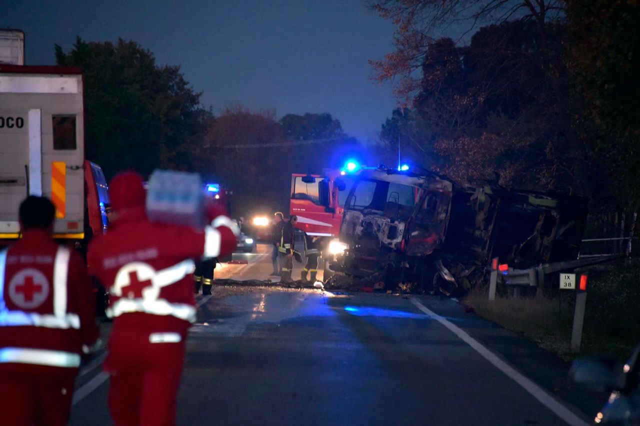 Reports Gas station blast north of Rome kills 2