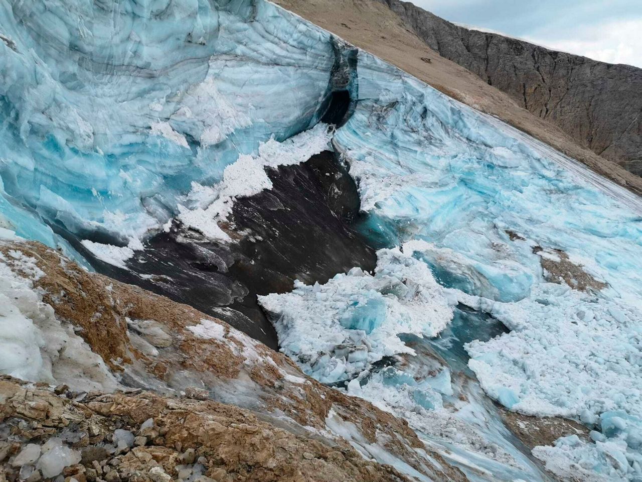 Marmolada ледник