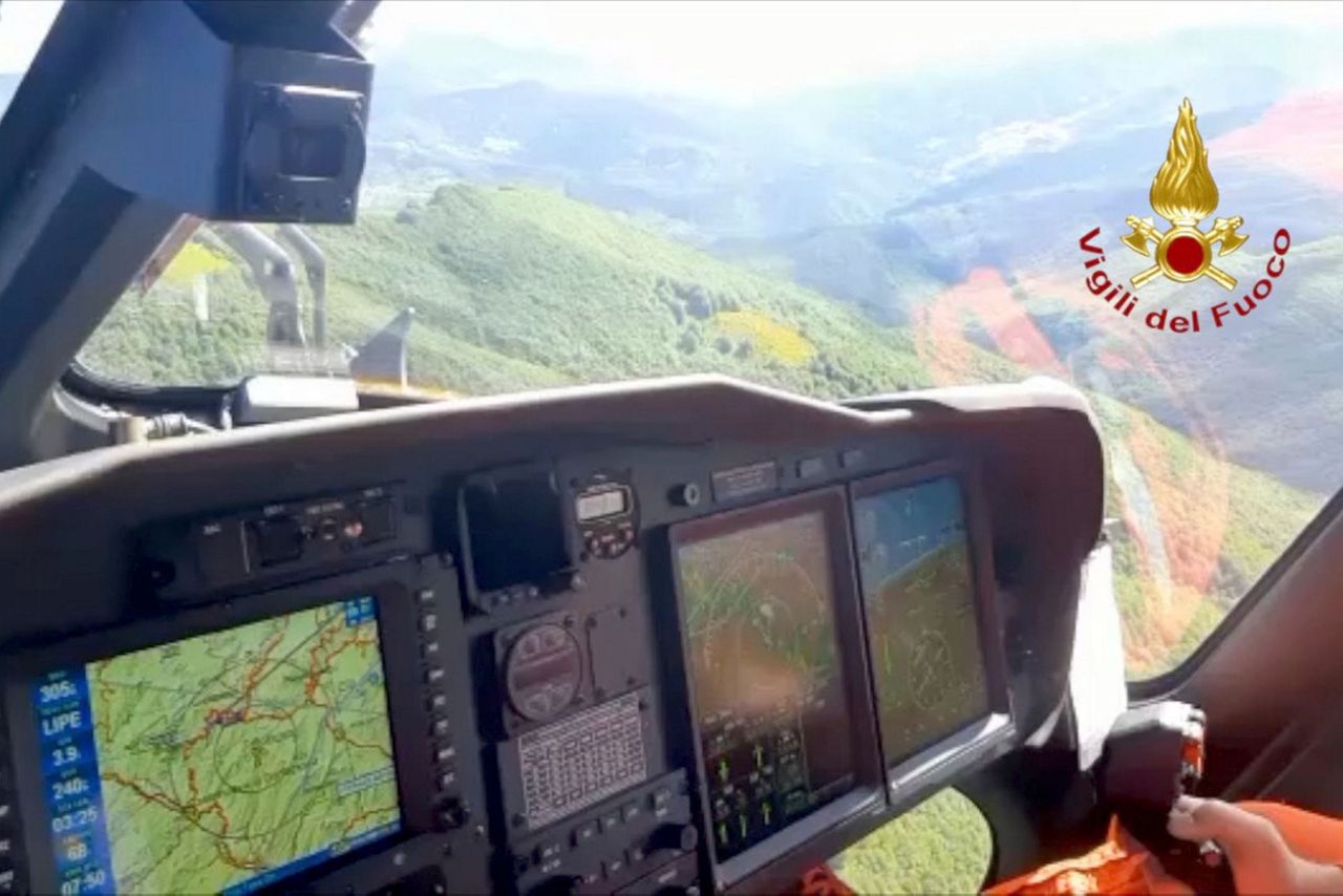 L’Italia trova il luogo dell’incidente dell’elicottero che trasportava 7 persone