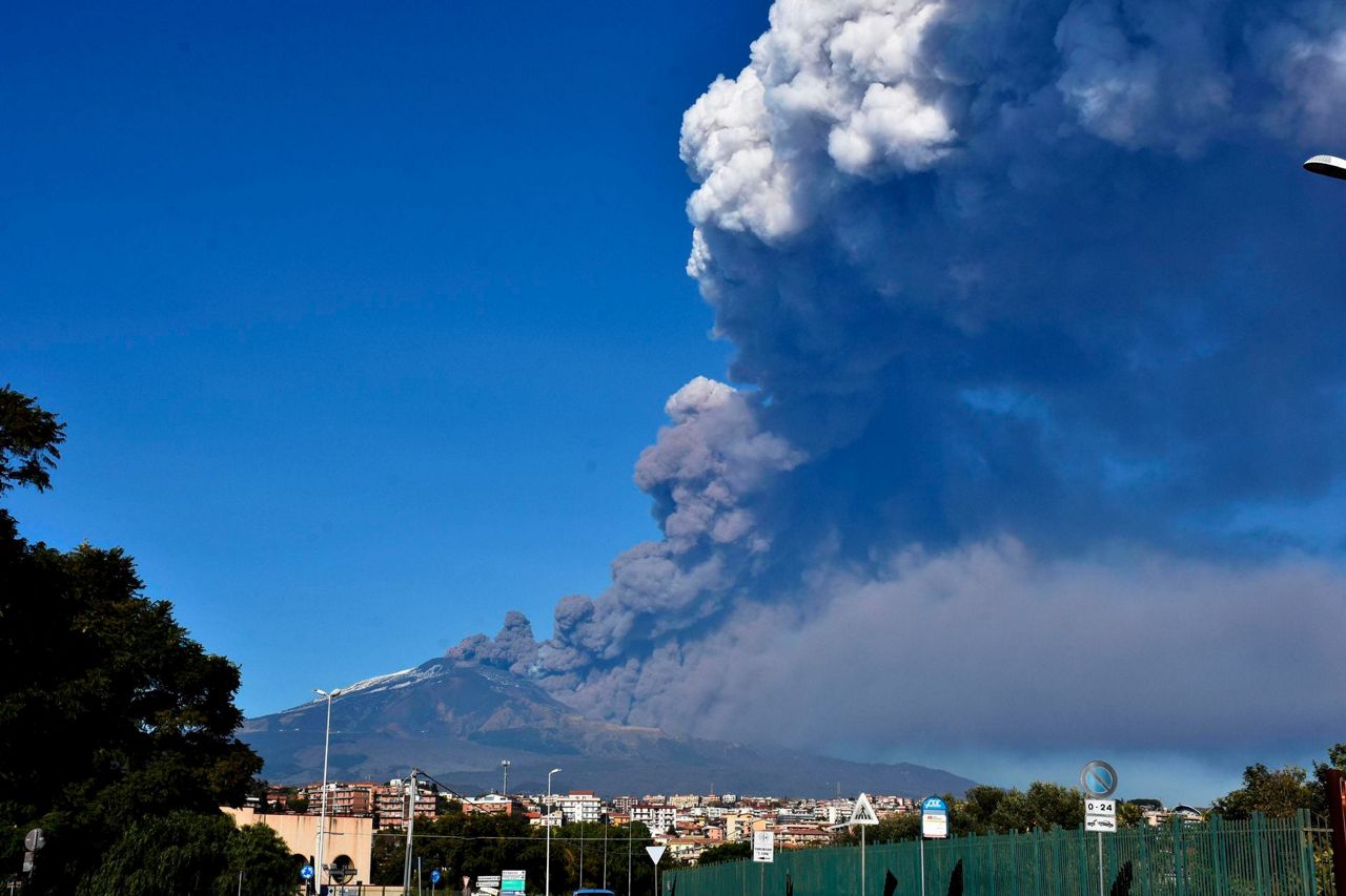 Sicilian airport reopens amid Mount Etna's latest eruption