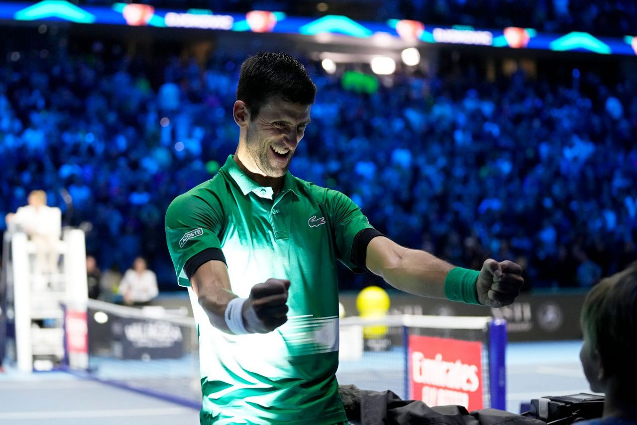 Djokovic matches Federer's record with 6th ATP Finals title