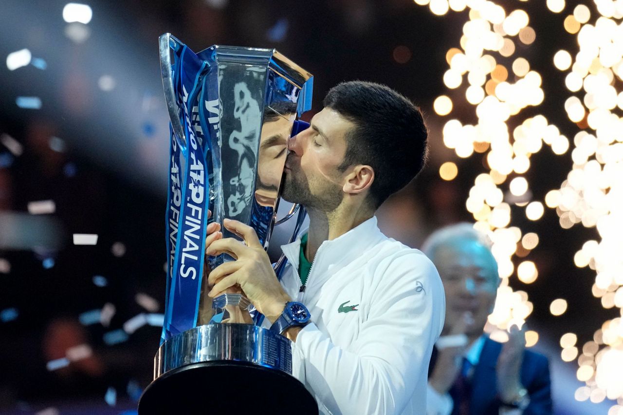 Djokovic matches Federer's record with 6th ATP Finals title