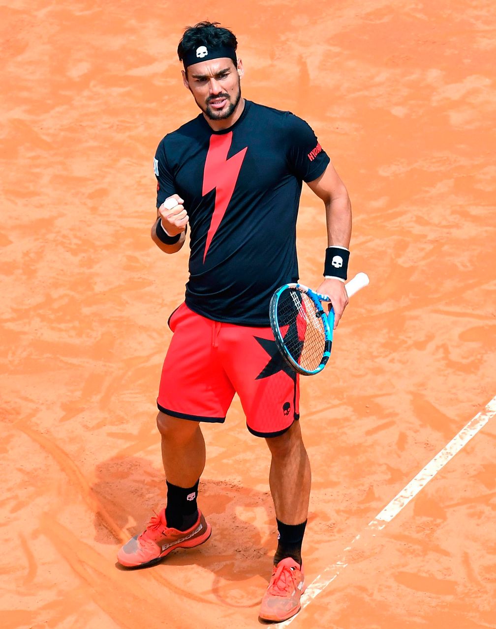 Fognini fires up Foro Italico crowd with win over Thiem