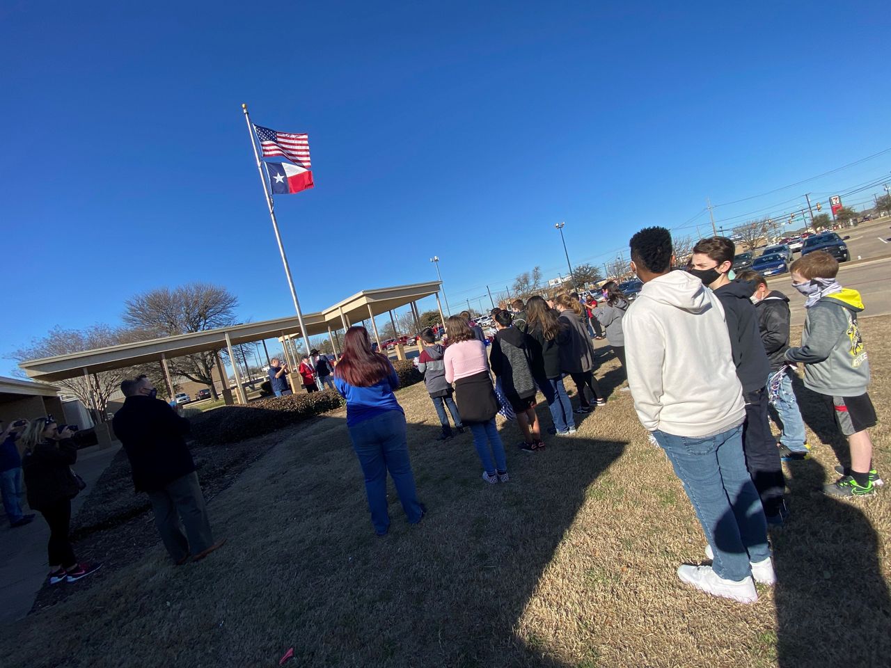 Iwo Jima remembrance event in Saginaw, Texas (Brian Scott/Spectrum News)