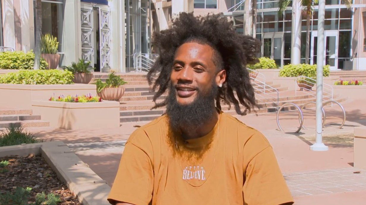 Justin Tucker was a student athlete leading protests after George Floyd's death. Now a professional athlete, he is still part of the movement. (Spectrum News)    