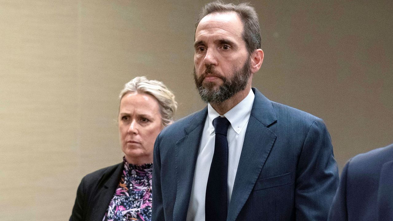 Special counsel Jack Smith leaves after speaking to reporters, Friday, June 9, 2023, in Washington. (AP Photo/Jose Luis Magana)