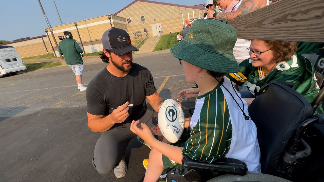 Biggest fan Donald Driver Charity Softball Game